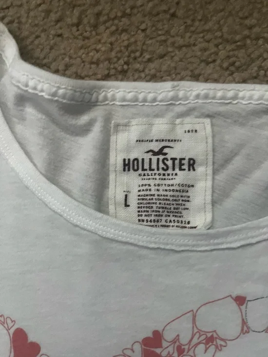 Vintage 2000’s y2k Hollister women’s tee m l - Picture 3 of 5